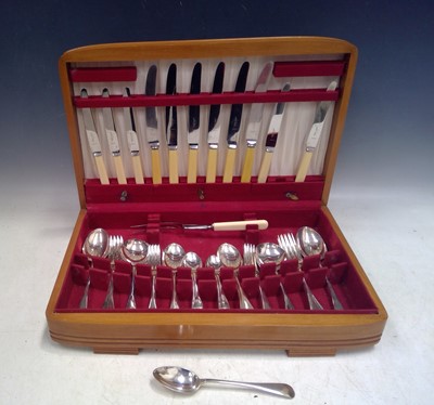 Lot 71 - A Joseph Rogers Canteen of Cutlery. The...