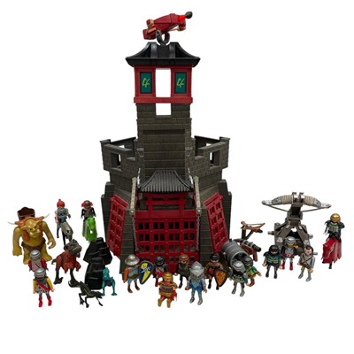 Lot 72 - A Playmobil Dragon Castle with figures and...