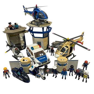 Lot 197 - A Playmobil Police Playset, including a...