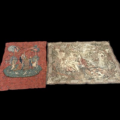 Lot 3 - Two Tapestries. The Larger is 152cm by 130cm,...