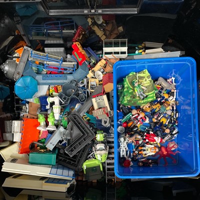 Lot 202 - A box of over 35 Playmobil Action Figures with...