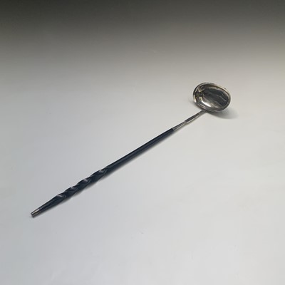 Lot 164 - A George III silver punch ladle by Elizabeth...