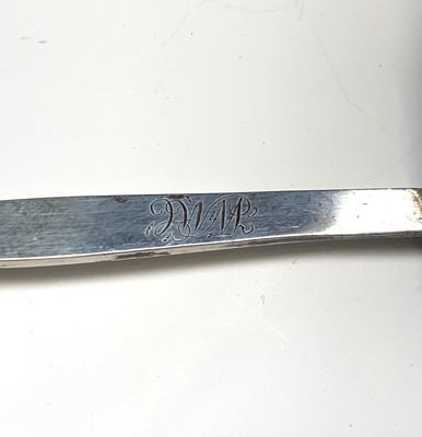 Lot 164 - A George III silver punch ladle by Elizabeth...