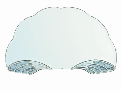 Lot 840 - An Art Deco wall mirror.