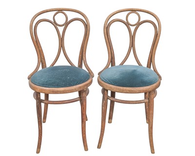 Lot 938 - A pair of Bentwood cafe chairs.