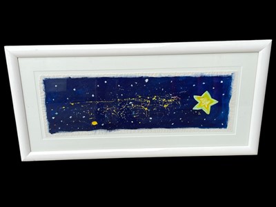 Lot 59 - Unsigned Acrylic on canvas. 115 x 55cm...