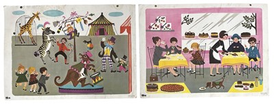 Lot 80 - Two French 'Fernand Nathan' education posters,...