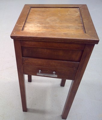 Lot 70 - A Vintage Oak, Craft / Work Table. The Table...