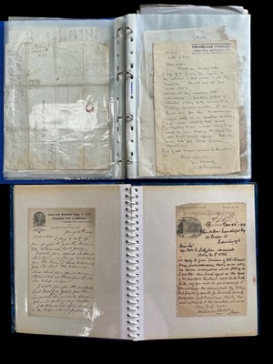 Lot 83 - Two albums of 19th/20th century receipts & two...