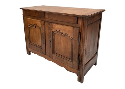 Lot 950 - A Breton chestnut side cabinet.