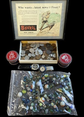 Lot 104 - A mixed lot containing GB pre-decimal coins,...