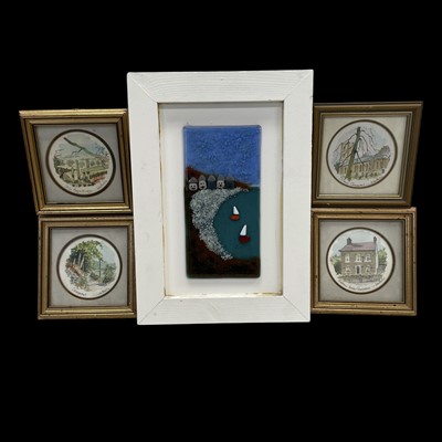 Lot 110 - Four John Bellis watercolours, 17 x 17cm and a...