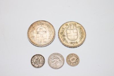 Lot 8 - Misc world coins, including USA 1923 silver...