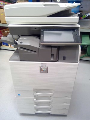 Lot 17 - A Sharp MX-3070v A3 Printer. The Printer turns...