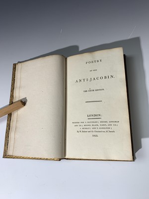 Lot 1256 - "Poetry of the Anti-Jacobin." 6th edn, well...