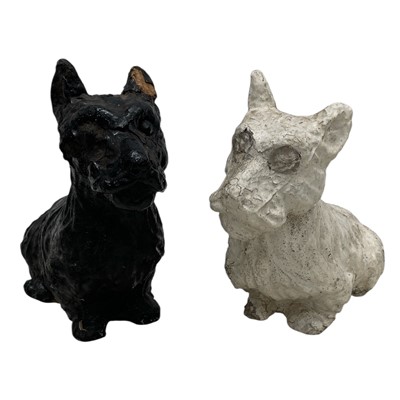Lot 136 - Two Black and White Whisky Westies Advertising...