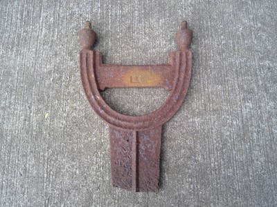 Lot 8 - A Victorian Cast Iron Boot Scraper. The...