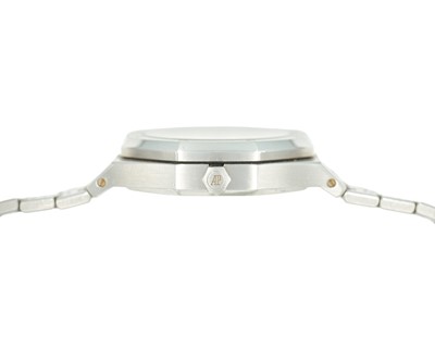 Lot 1007 - AUDEMARS PIGUET - A Royal Oak Dual Time Power Reserve stainless steel gentleman's bracelet watch.
