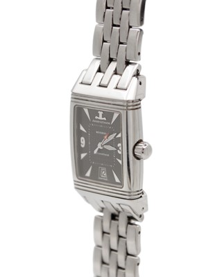 Lot JAEGER-LECOULTRE - A Gran' Sport Reverso automatic stainless steel gentleman's wristwatch.