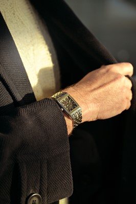 Lot 1027 - JAEGER-LECOULTRE - A Gran' Sport Reverso automatic stainless steel gentleman's wristwatch.