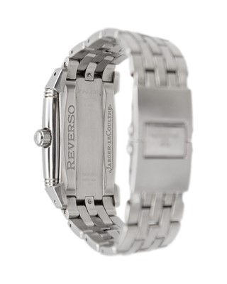Lot JAEGER-LECOULTRE - A Gran' Sport Reverso automatic stainless steel gentleman's wristwatch.