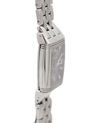 Lot JAEGER-LECOULTRE - A Gran' Sport Reverso automatic stainless steel gentleman's wristwatch.
