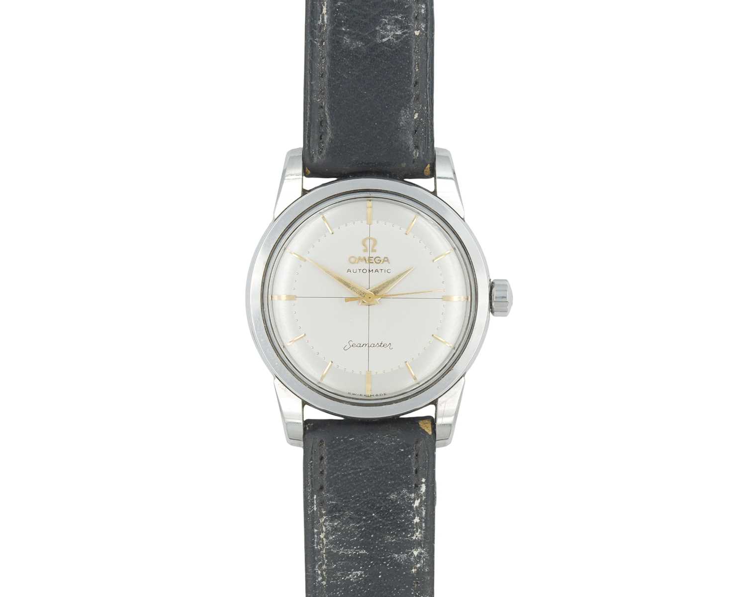 Lot 1040 - OMEGA - A good Seamaster stainless steel automatic gentleman's wristwatch.