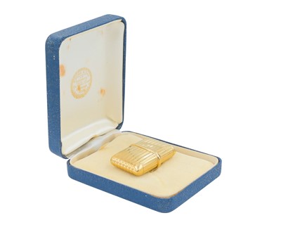 Lot 1078 - MOVADO - A rare 18k yellow gold purse watch.