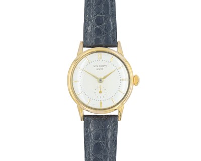 Lot 1049 - PATEK PHILIPPE - A Calatrava ref.3425 18k yellow gold automatic gentleman's watch.