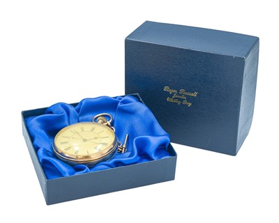 Lot 1075 - THOMAS RUSSELL & SON - A Victorian 18k gold chronograph stop/start keyless wind pocket watch.