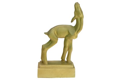 Lot 666 - Jussi Mantynen (Finnish, 1886-1978) Elk calf.