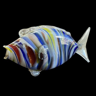 Lot 175 - A vintage Murano glass fish, 31cm long.
