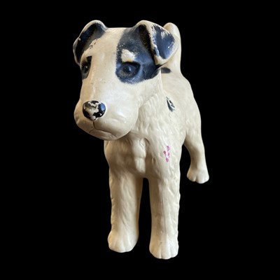 Lot 176 - A 1920s pottery figure of a wire-haired fox...