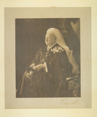 Lot 388 - A photographic print of Queen Victoria.