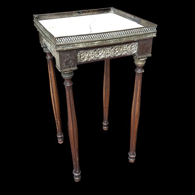 Lot 116 - A Louis XIV-style 19th-century marble and...