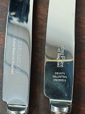 Lot 64 - An Arthur Price of England silver plated cased canteen of cutlery.