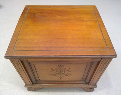 Lot 57 - A Mahogany Commode with its Liner. The Box...