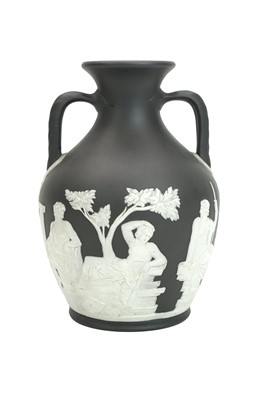 Lot 569 - A Wedgwood Jasperware 'Portland' vase.