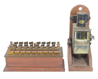 Lot 860 - A Kelvin & James White multicellular volt meter.