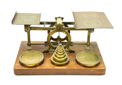 Lot 307 - A substantial set of S Mordan & Co postal scales.