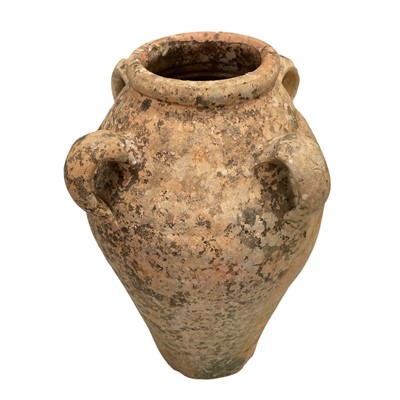 Lot 70 - A Terracotta Olive Jar. 37cm high.