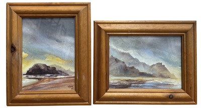 Lot 111 - Two watercolour paintings signed 'C Toyler'...