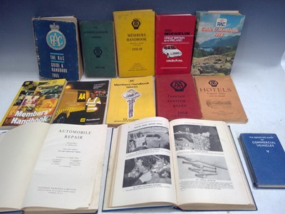 Lot 146 - A Selection of Vintage Books, AA, RAC...