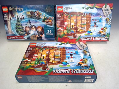 Lot 158 - Three Lego Advent Calendars. The Calendars...