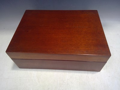 Lot 171 - A Mahogany Jewellery Box. The Box is 14.5cm...