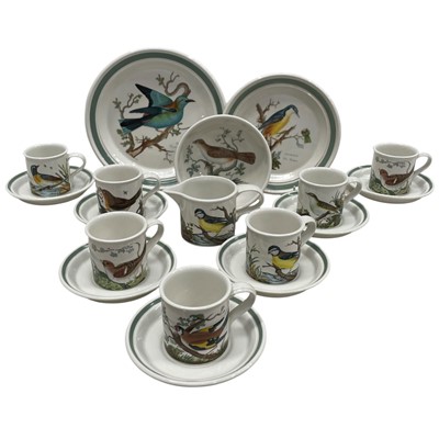 Lot 172 - Portmeirion Birds of Britain Coffee cups and...