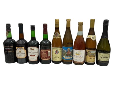 Lot 175 - Vintage Sherry, Port, Hock, Prosecco, etc.