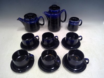 Lot 188 - A Vintage Ridgway Coffee and Tea Set. The...