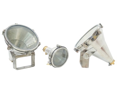 Lot 830 - Two Korean Daeyang marine floodlights.
