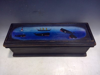 Lot 1 - Stephen CAMPS (1957), 'Four whales, a...